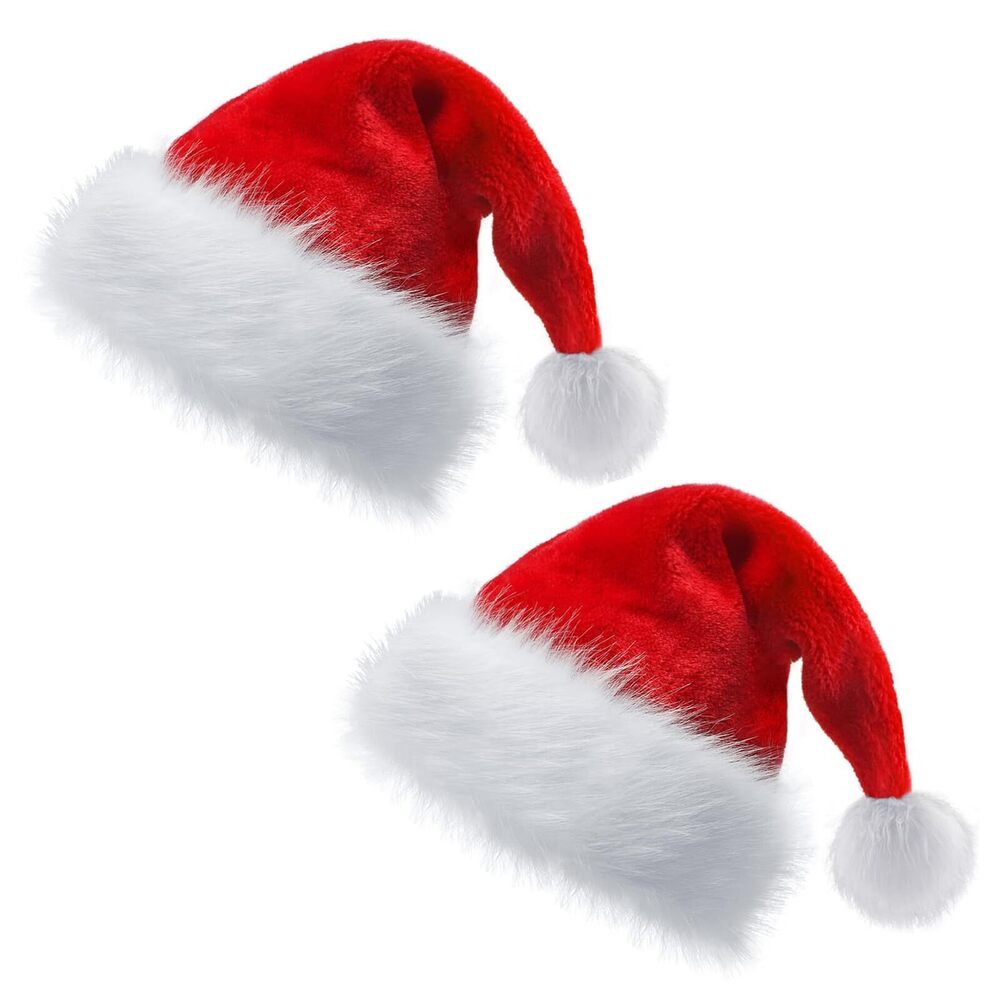 4058 Christmas Hat for Adults Christmas Hat for Kids Red